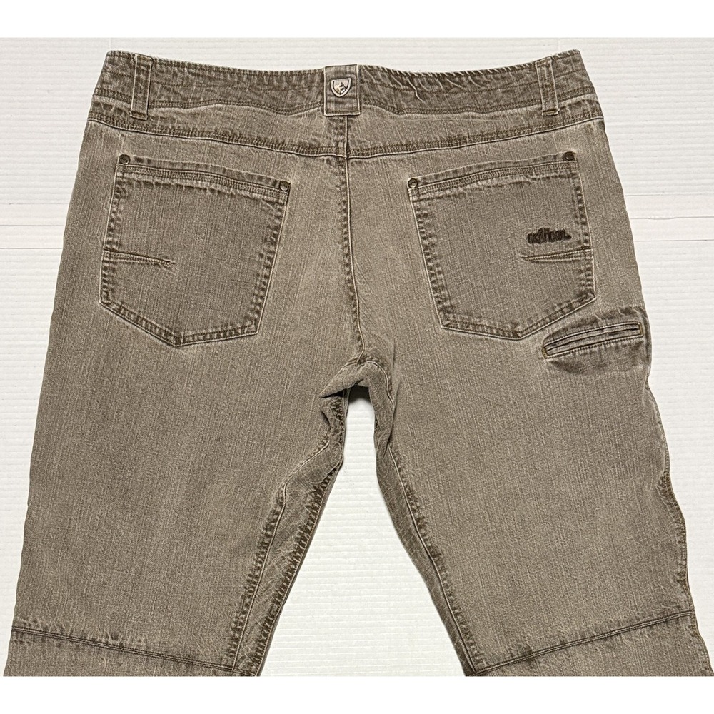 KUHL Riot - Men's Cotton Blend Brown‎ Denim Jeans - Size 40x32**